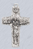 3" Authentic Pope Francis Catholic Cross w/ chain - Beautiful Catholic Gifts